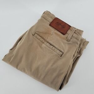 34 Heritage Charisma Chino Comfort Rise Classic Fit Mens 35x34 Khaki Pants